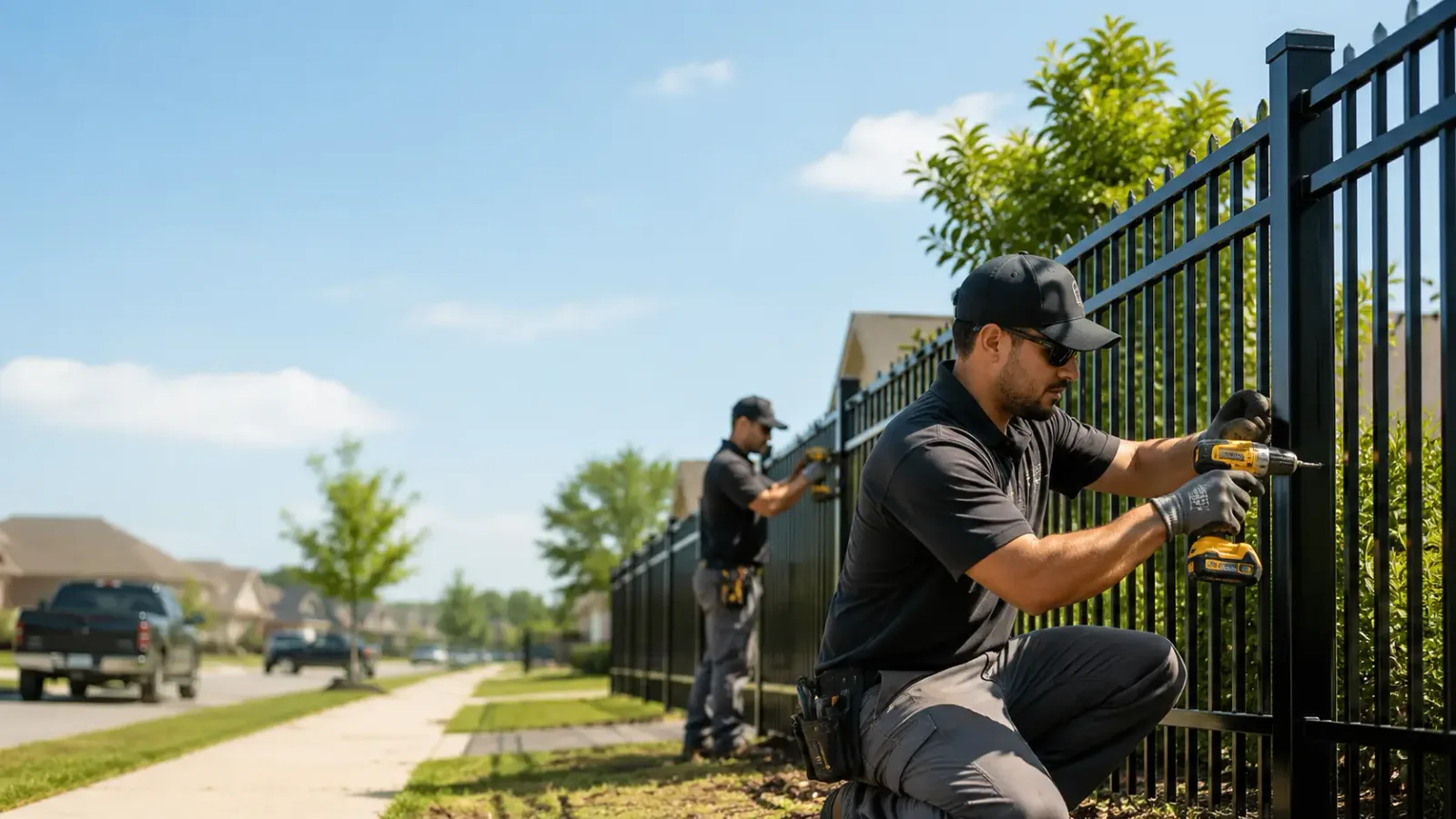Metal Fence Installation in Benton, MS